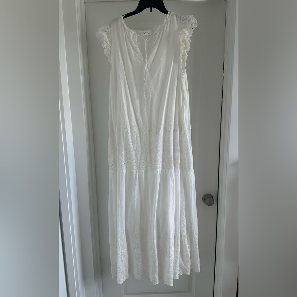 WVN. White maxi dress